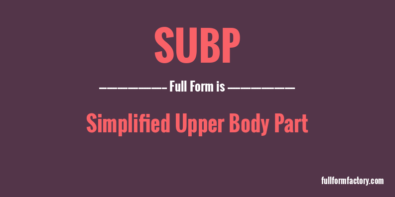 subp-full-form