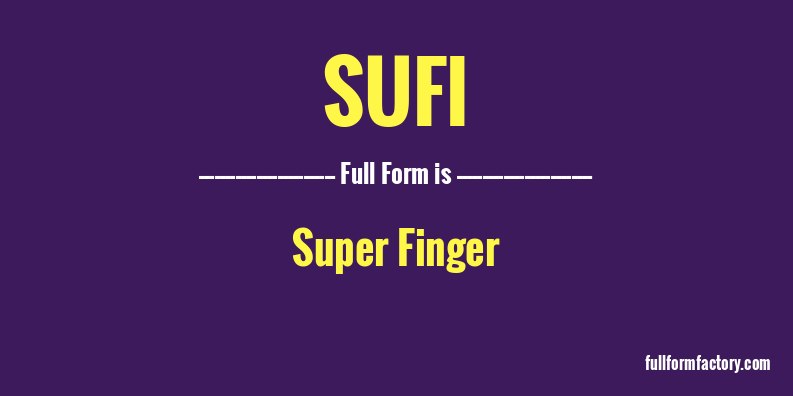 sufi-full-form