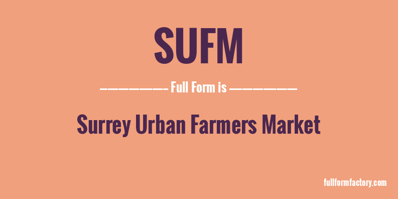 sufm-full-form