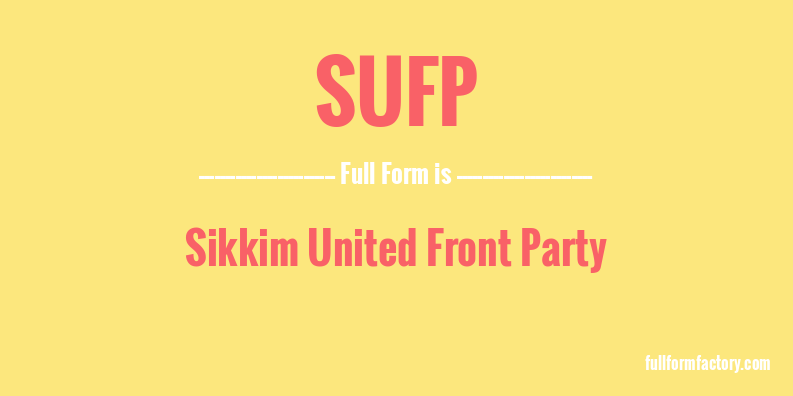 sufp-full-form