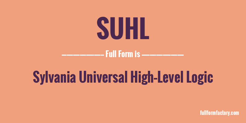suhl-full-form