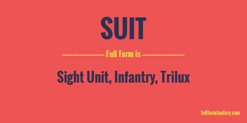 suit-full-form