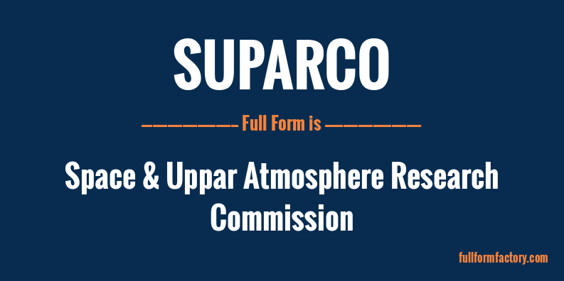 suparco-full-form