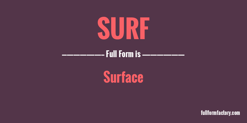 surf-full-form