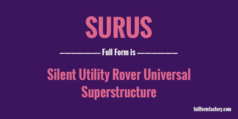 surus-full-form