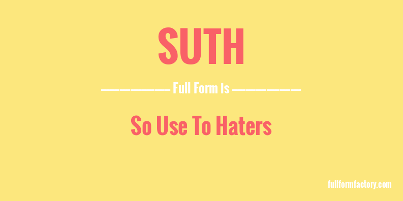 suth-full-form