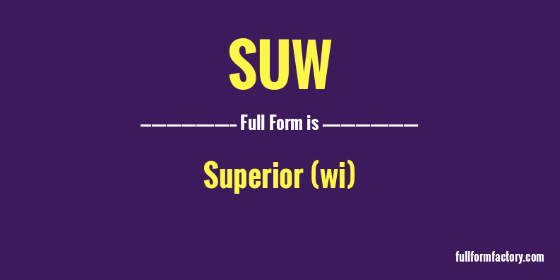suw-full-form