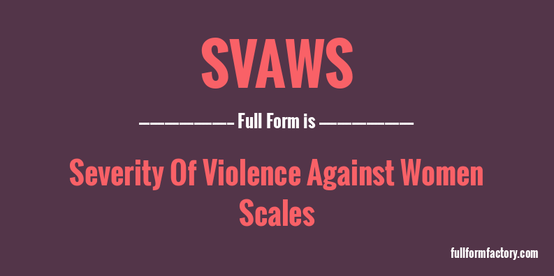 svaws-full-form