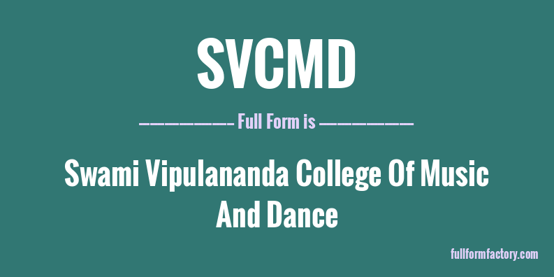 svcmd-full-form