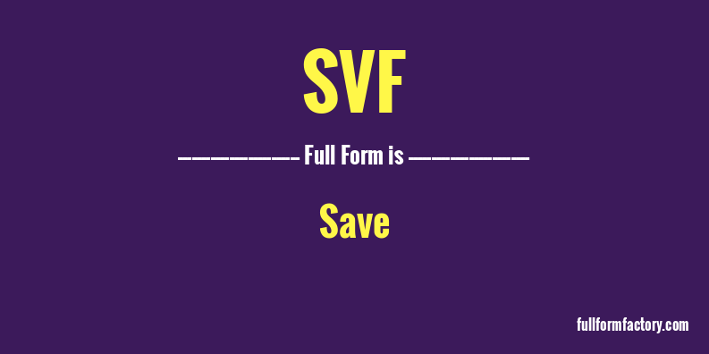 svf-full-form
