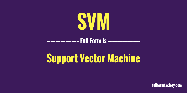 svm-full-form