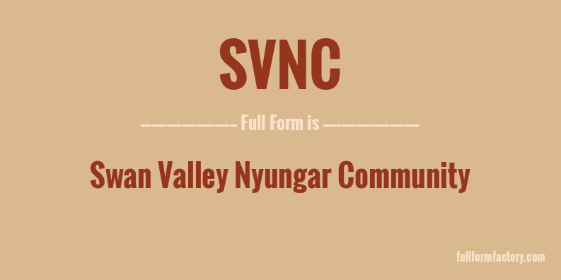 svnc-full-form