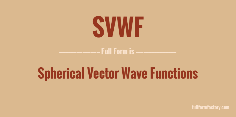 svwf-full-form