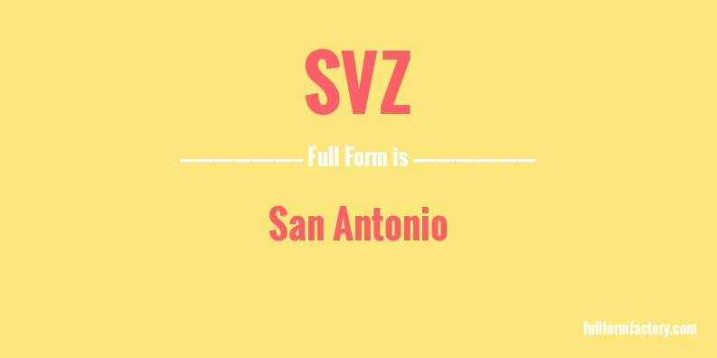 svz-full-form