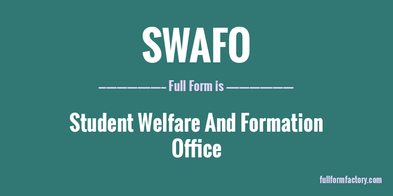 swafo-full-form