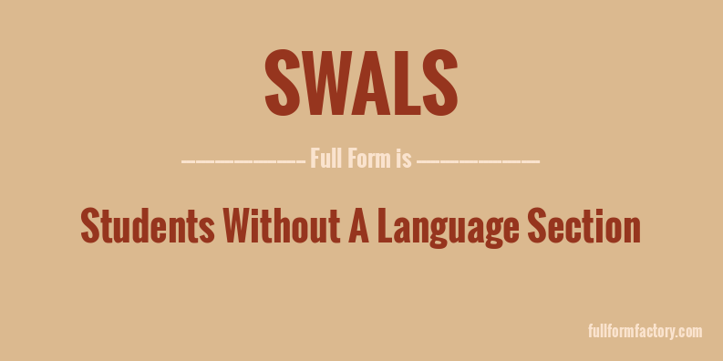 swals-full-form