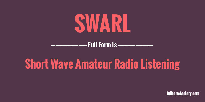 swarl-full-form