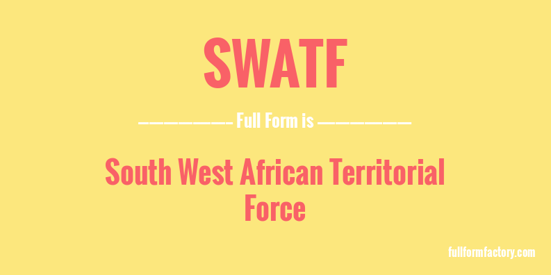 swatf-full-form