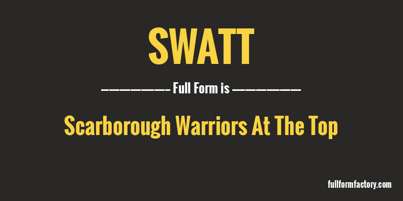 swatt-full-form