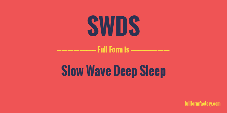 swds-full-form