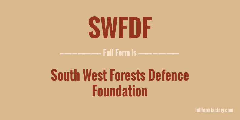 swfdf-full-form