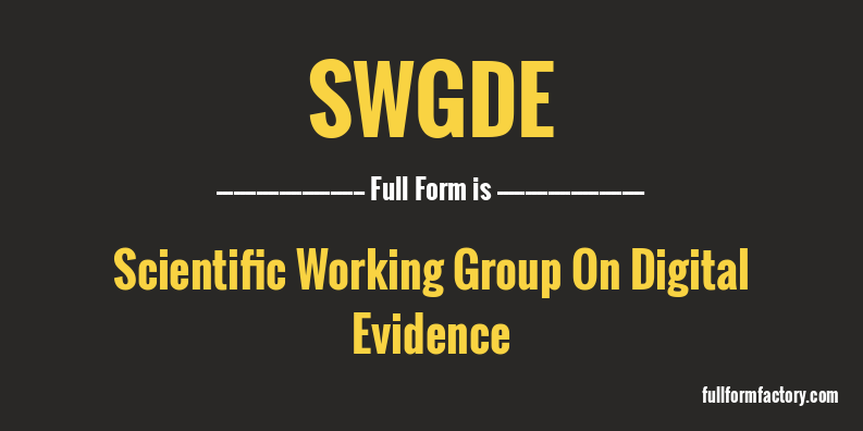 swgde-full-form