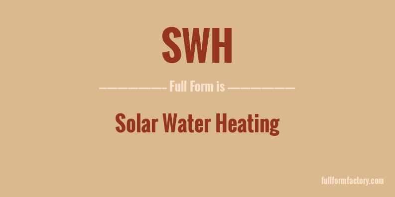 swh-full-form