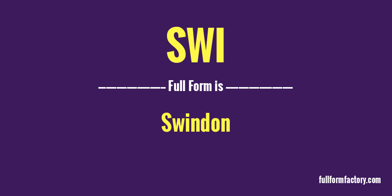 swi-full-form
