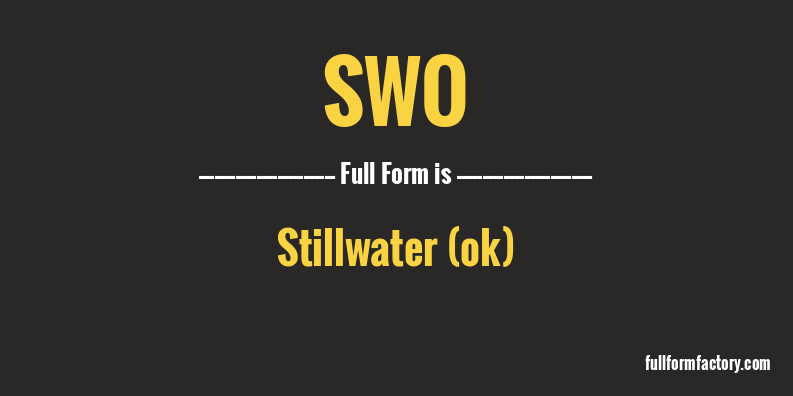 swo-full-form