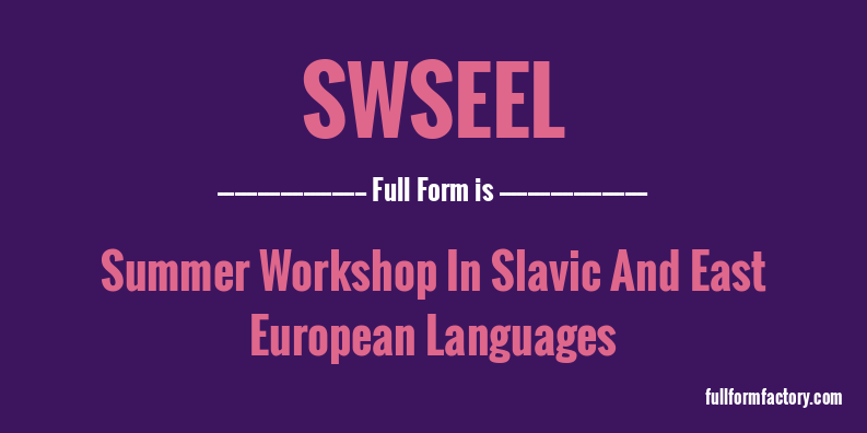 swseel-full-form