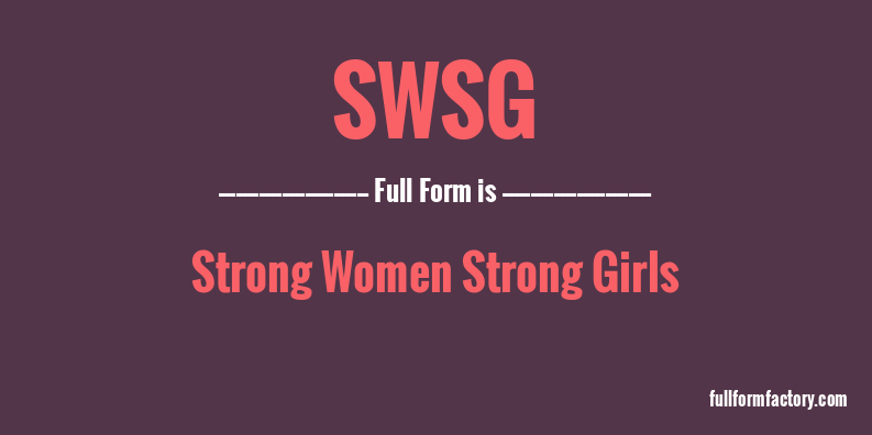 swsg-full-form