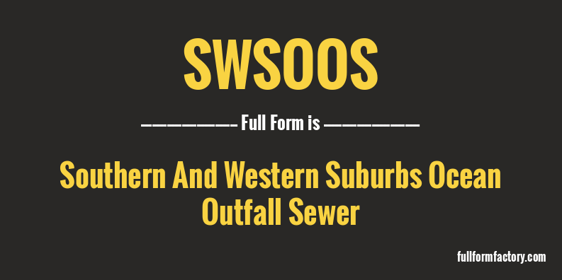 swsoos-full-form