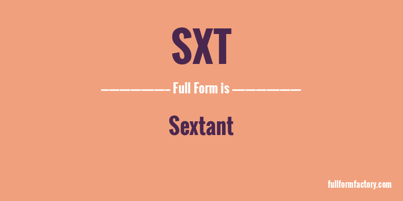 sxt-full-form