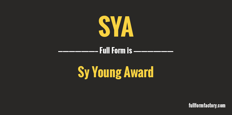 sya-full-form