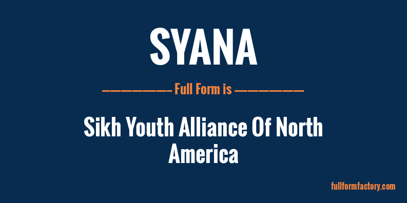syana-full-form