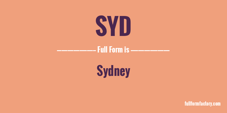 syd-full-form