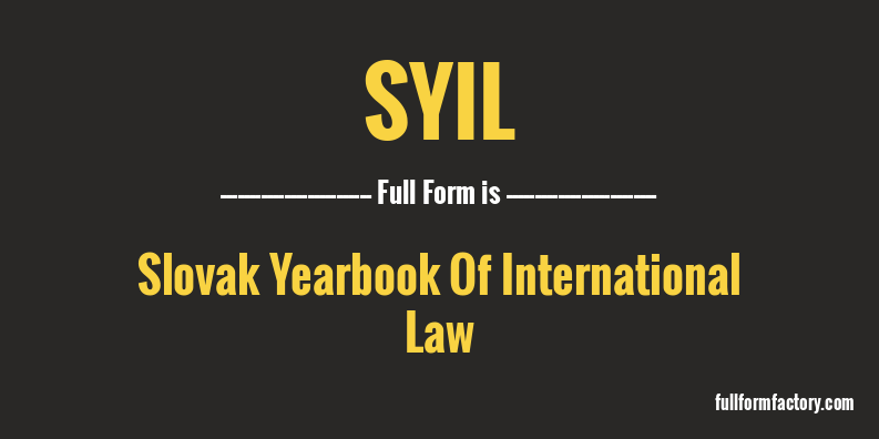 syil-full-form