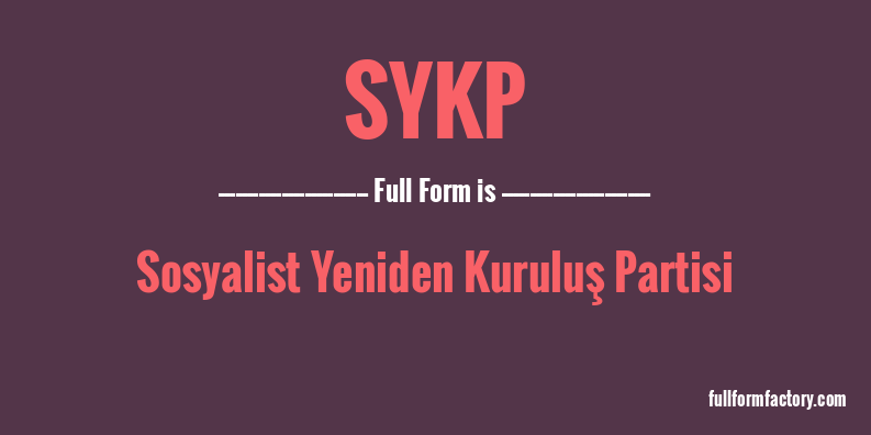 sykp-full-form