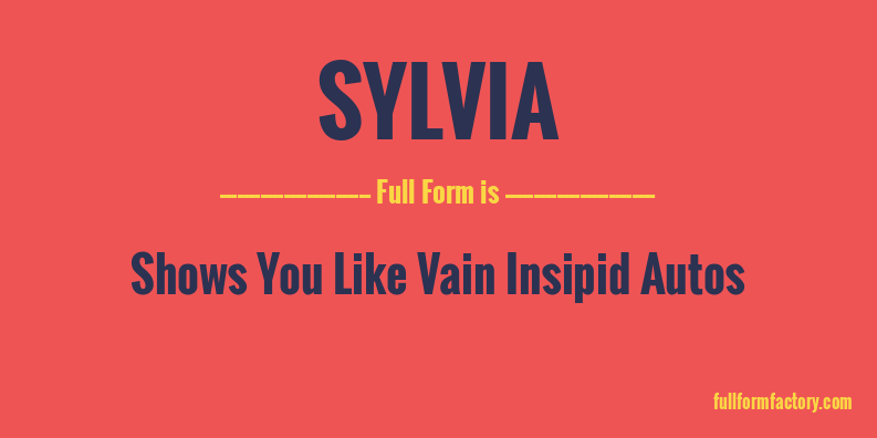 sylvia-full-form