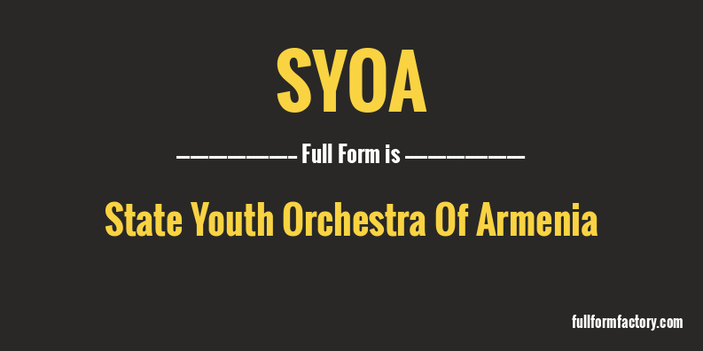 syoa-full-form