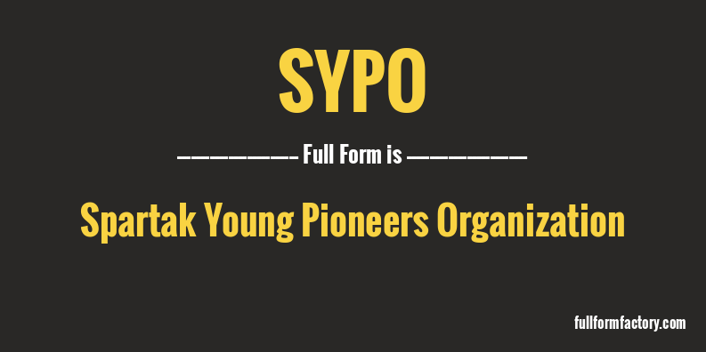sypo-full-form