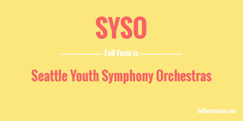 syso-full-form