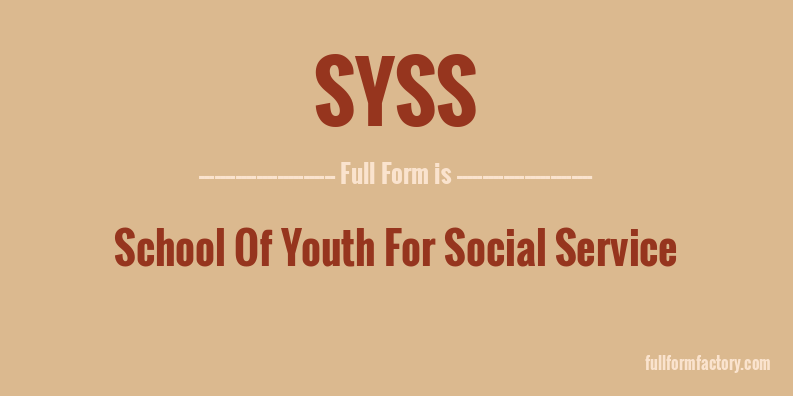 syss-full-form