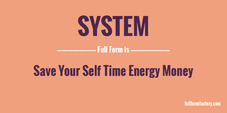 system-full-form
