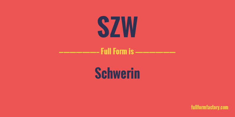 szw-full-form