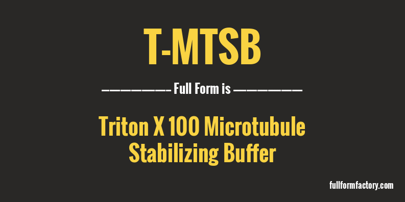 t-mtsb-full-form