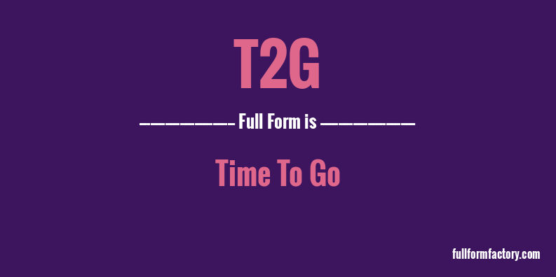 t2g-full-form