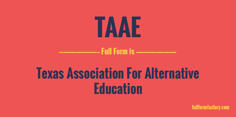 taae-full-form