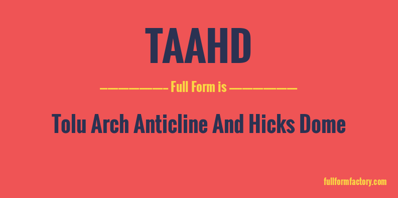 taahd-full-form
