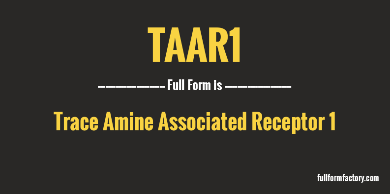 taar1-full-form